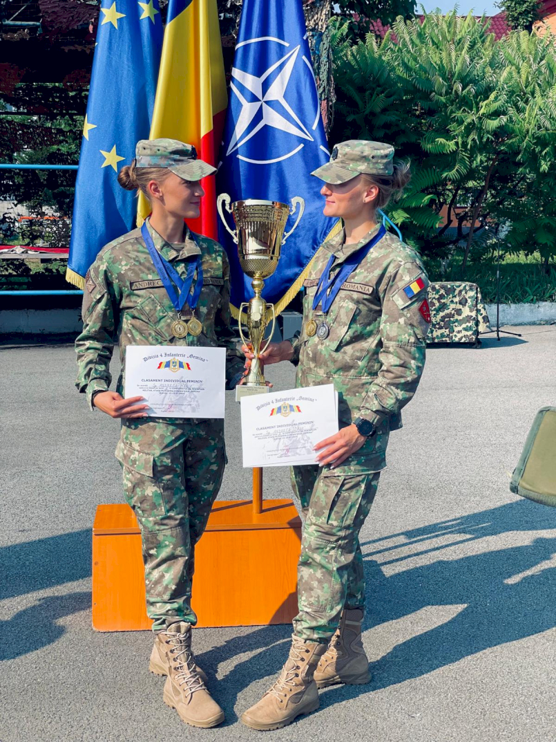Surorile Andreca — performanță, disciplină și dăruire în uniformă militară