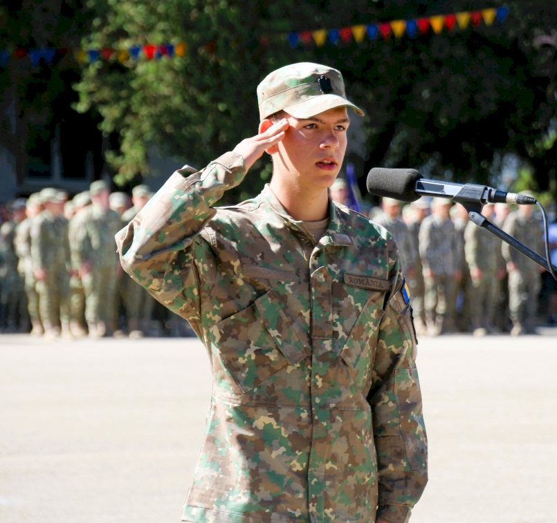 Dimitrie Mitroi, primul admis în Colegiul Național Militar „Dimitrie Cantemir”, cu media finală de admitere 10