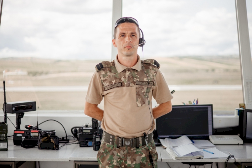 Plt. Chiorean Nicolae-Andrei, controlor trafic aerian operațional, Centrul 71 Operații Aeriene