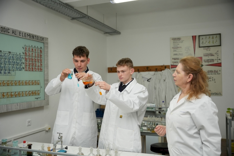Elevul Ionuț Meroneac s-a calificat la etapa națională a Olimpiadei de Chimie