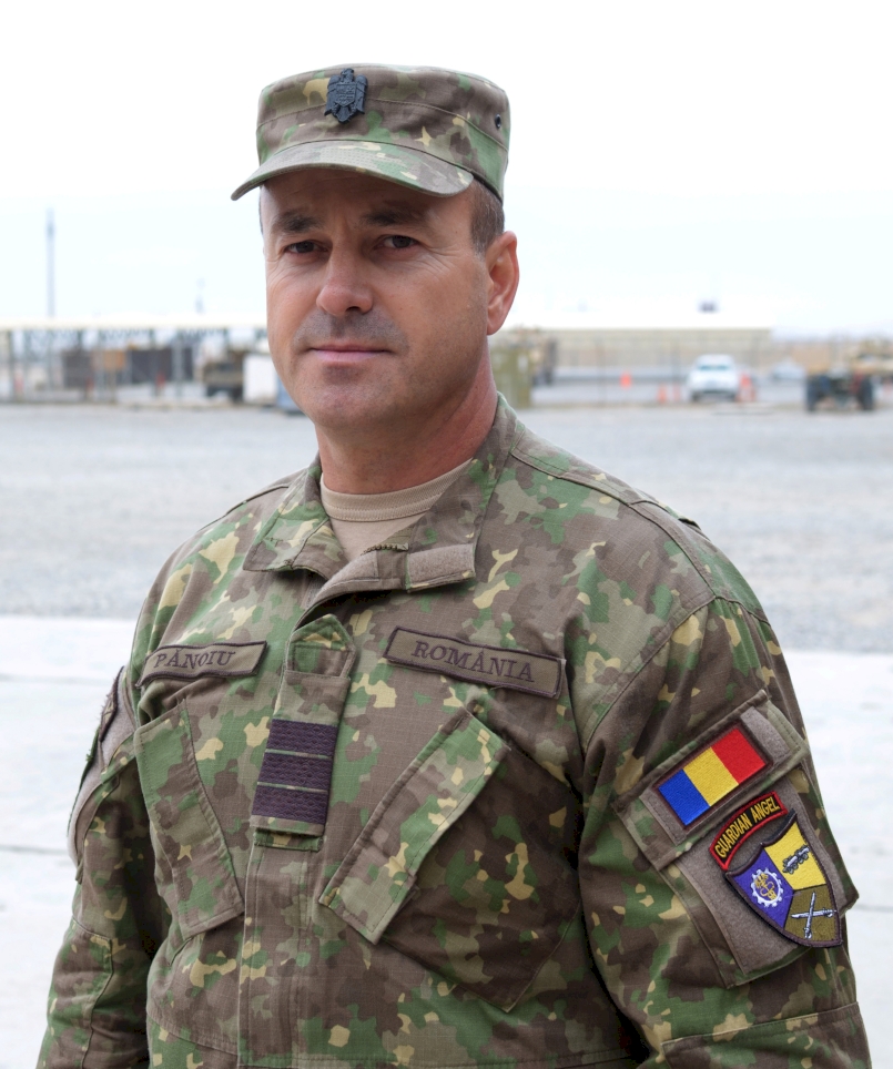 Plutonierul-adjutant Pavel Pănoiu, un veteran al teatrelor de operații