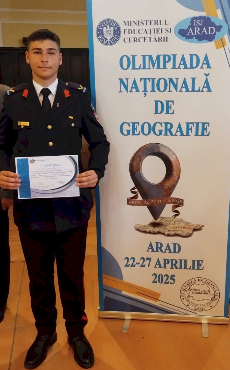 Elev fruntaș Mihai Stan, Premiul Special la Geografie