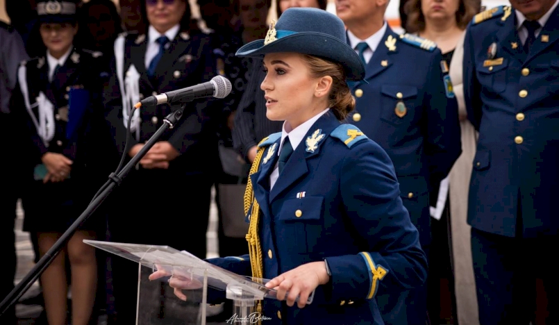 Zuzeac Marilena Ioana, prima admisă la Colegiul Național Militar „Ștefan cel Mare