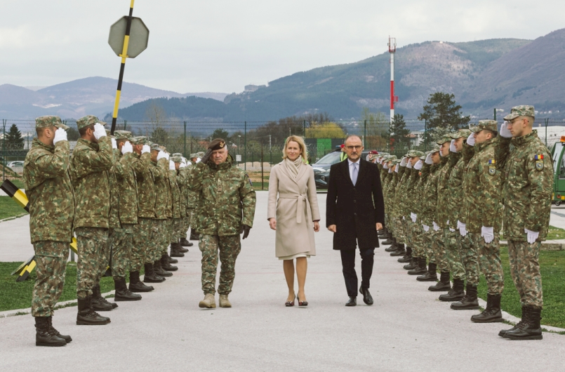 Înaltul Reprezentant al UE, Kaja Kallas, a mulțumit militarilor pentru activitatea desfășurată în Bosnia și Herțegovina, subliniind importanța Operației EUFOR ALTHEA în actualul context